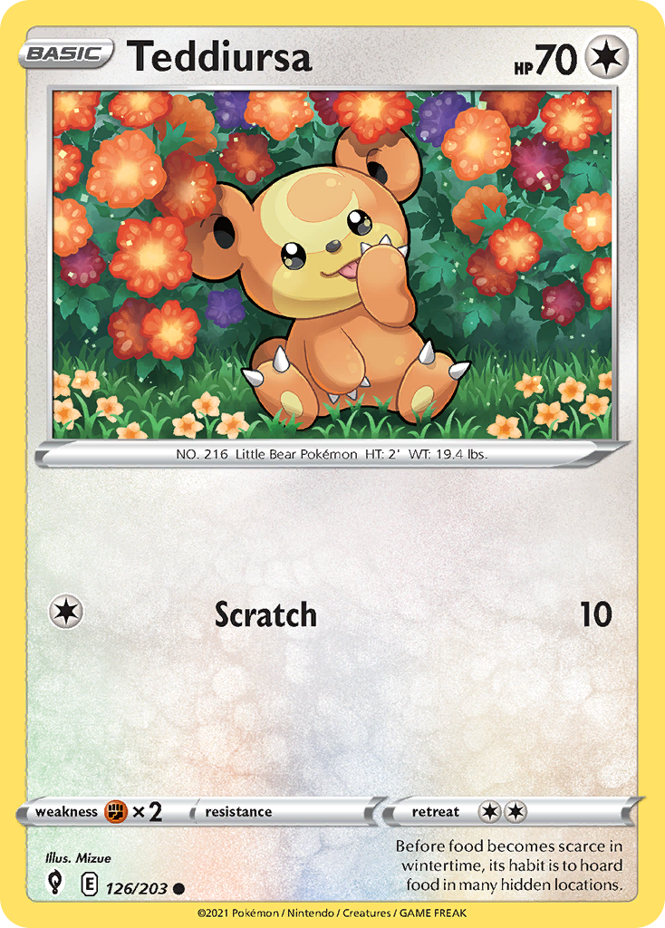 Teddiursa - 126/203 - EN