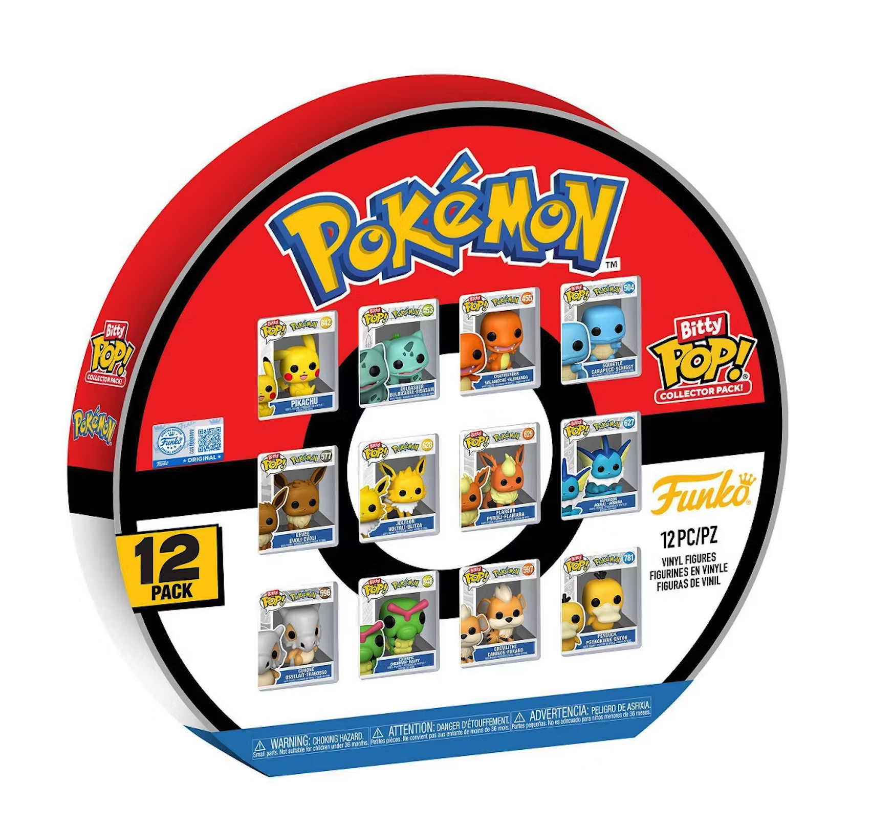 Pokémon Bitty POP! Collector Pack! - Vinyl Figuren 12PC - 2,5 cm