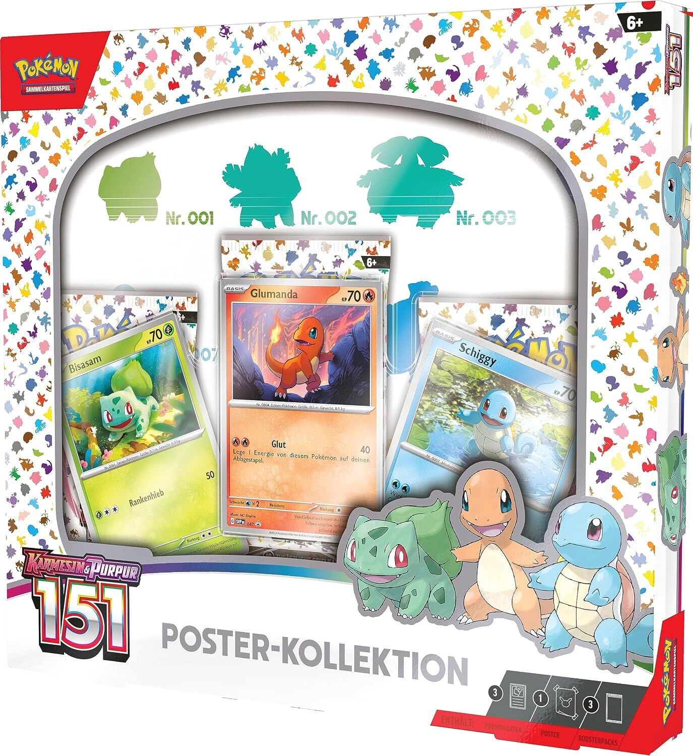 Pokémon TCG: Karmesin & Purpur - 151 Poster Kollektion - DE