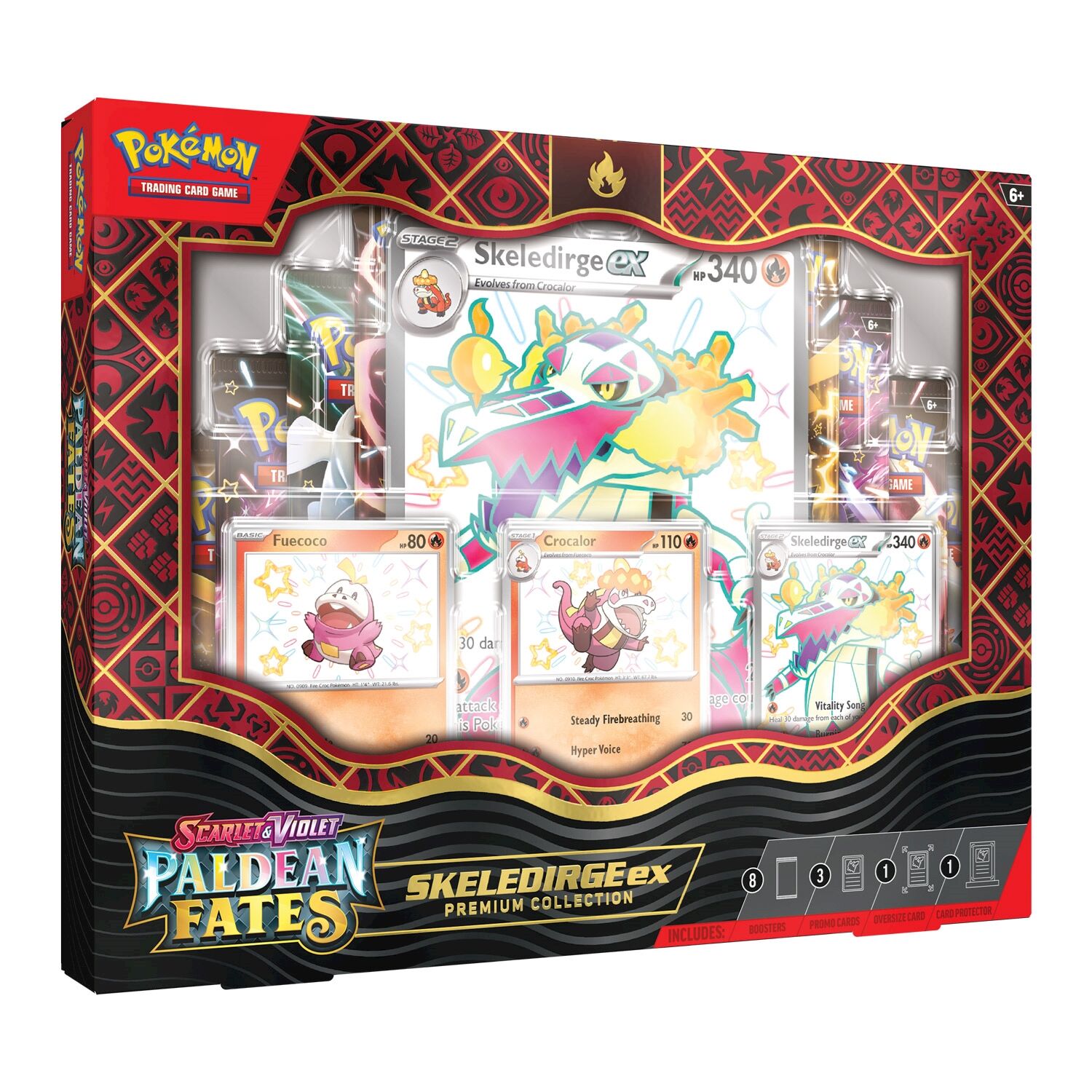 Pokémon TCG: Paldean Fates Skeledirge ex Premium Collection - EN Pokémon TCG: Paldean Fates Skeledirge ex Premium Collection - EN