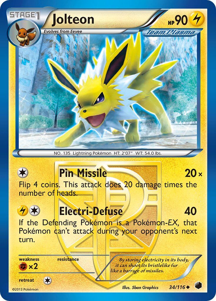 Jolteon - 34/116 - EN