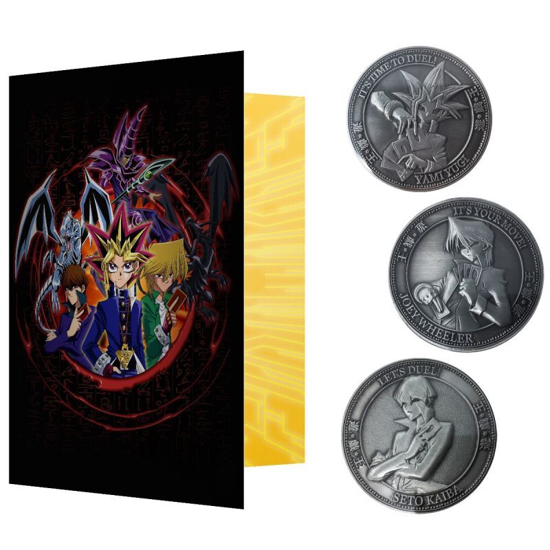 yu-gi-oh-yugi-kaiba-joey-limited-edition-coin-collection-1 Yu-Gi-Oh! Yugi, Kaiba & Joey Limited Edition Coin Collection