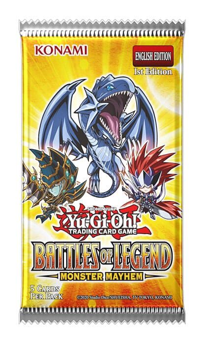 Battles of Legend: Monster Mayhem - 1 Random Booster Pack - 1. Auflage - Yu-Gi-Oh! - EN