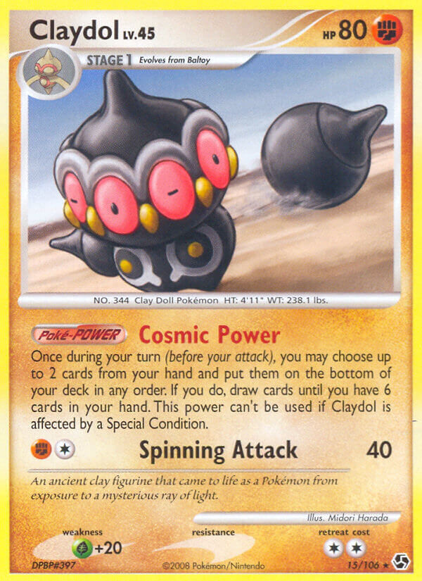 Claydol - 15/106 - Reverse Holo - EN