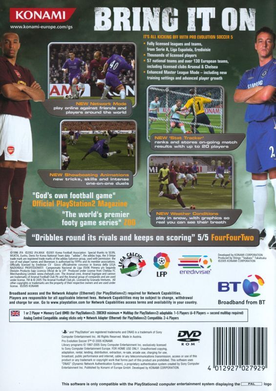 Pro Evolution Soccer 5 - PS2 - DE
