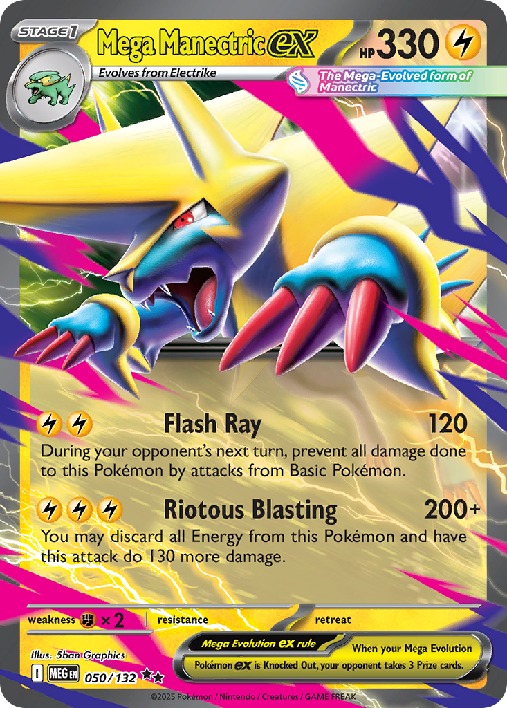 Mega Manectric ex - 050/132 - EN