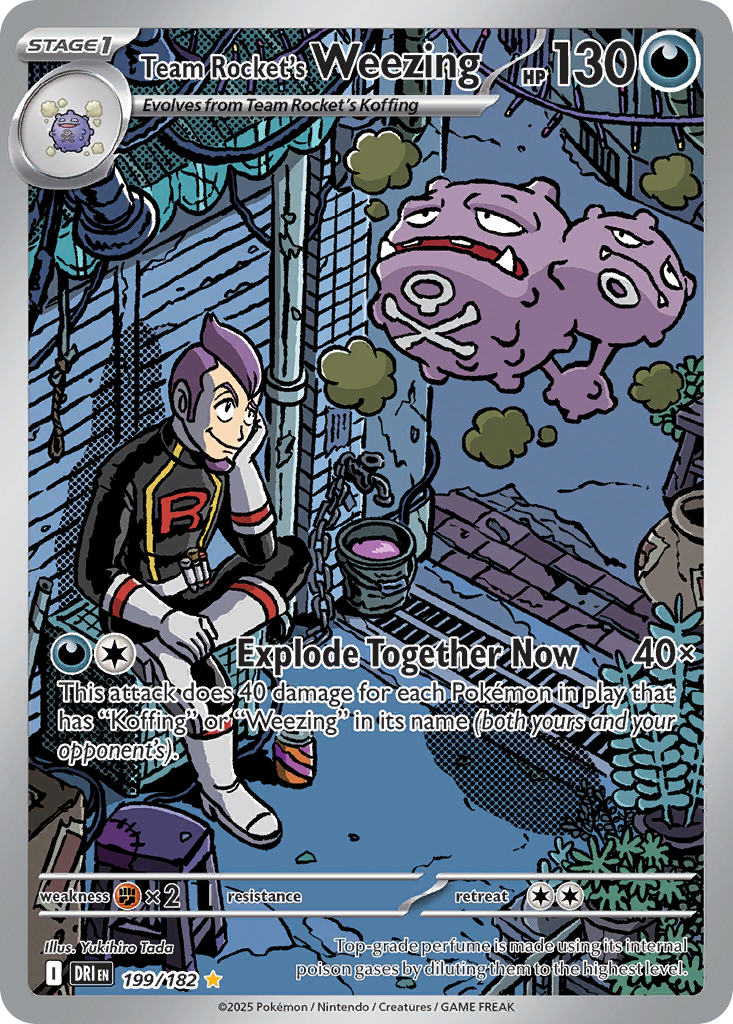 Team Rocket’s Weezing - 199/182 - EN Team Rocket’s Weezing - 199/182 - EN