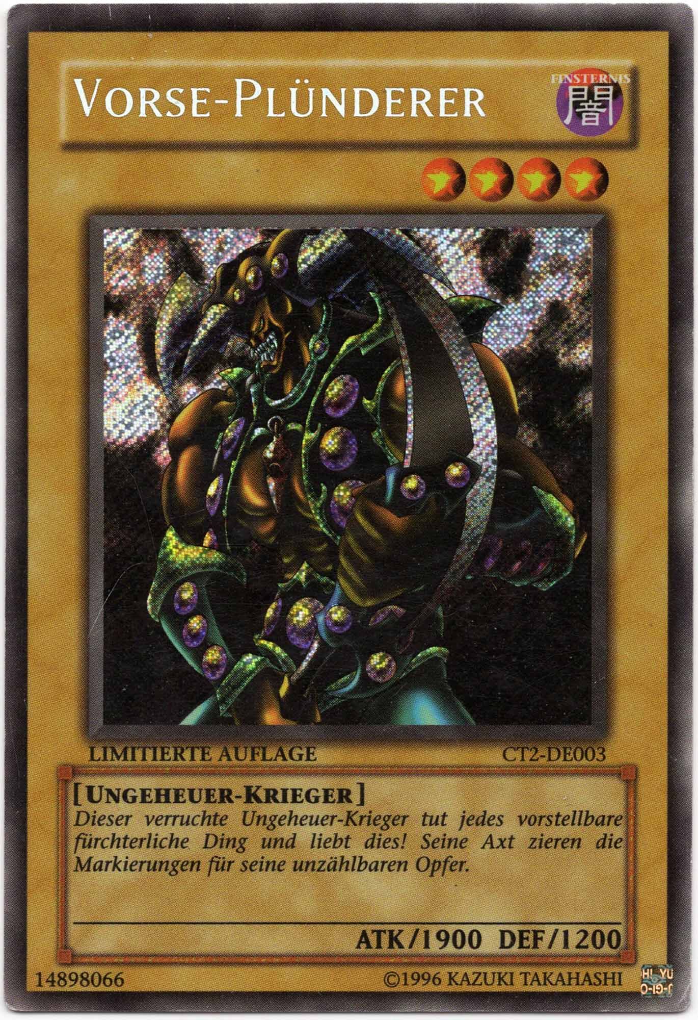 Vorse-Plünderer - CT2-DE003 - Secret Rare - Limitierte Auflage (Moderately Played)