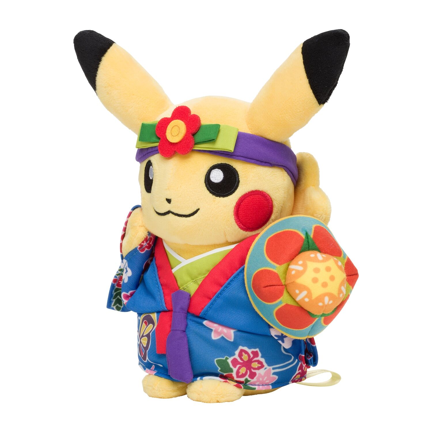 Pokemon Center 2022 Okinawa Ryubu Pikachu Plush - 20 cm