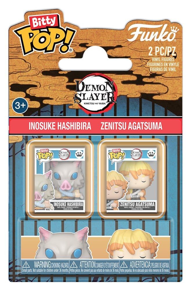 Demon Slayer: Kimetsu no Yaiba POP! Vinyl Figuren 2er-Pack Inosuke & Zenitsu 2 cm Demon Slayer: Kimetsu no Yaiba POP! Vinyl Figuren 2er-Pack Inosuke & Zenitsu 2 cm