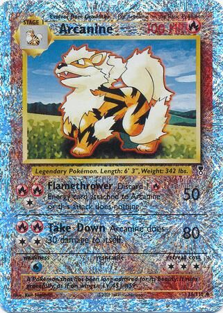 Arcanine - 36/110 - Reverse Holo - EN Arcanine - 36/110 - Reverse Holo - EN