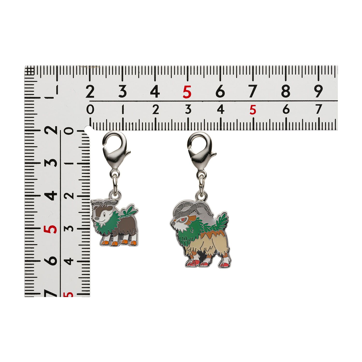 Pokemon Center - Skiddo, Gogoat Schlüsselanhänger - 2 Stück