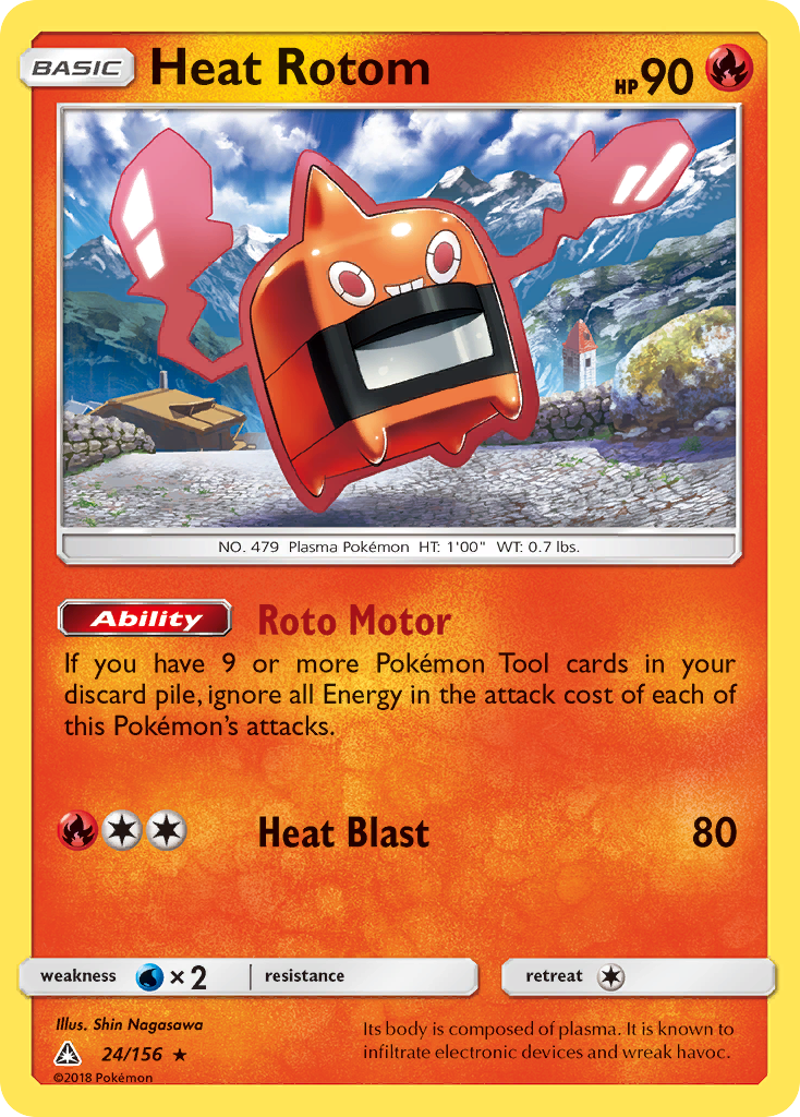 Heat Rotom - 24/156 - EN Heat Rotom - 24/156 - EN