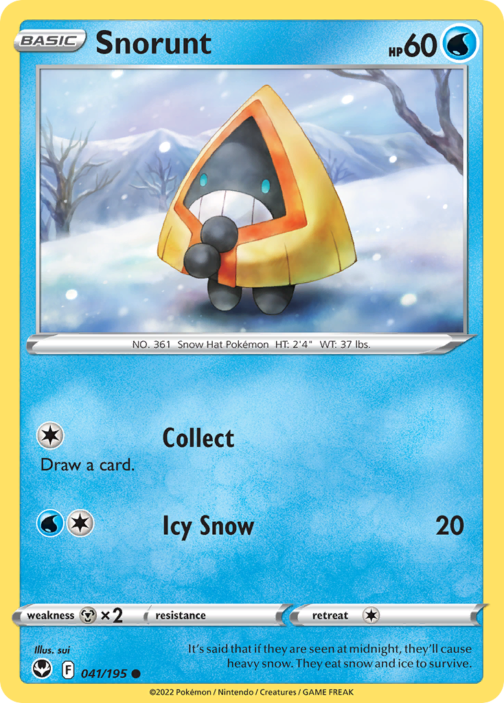 Snorunt - 041/195 - EN Snorunt - 041/195 - EN
