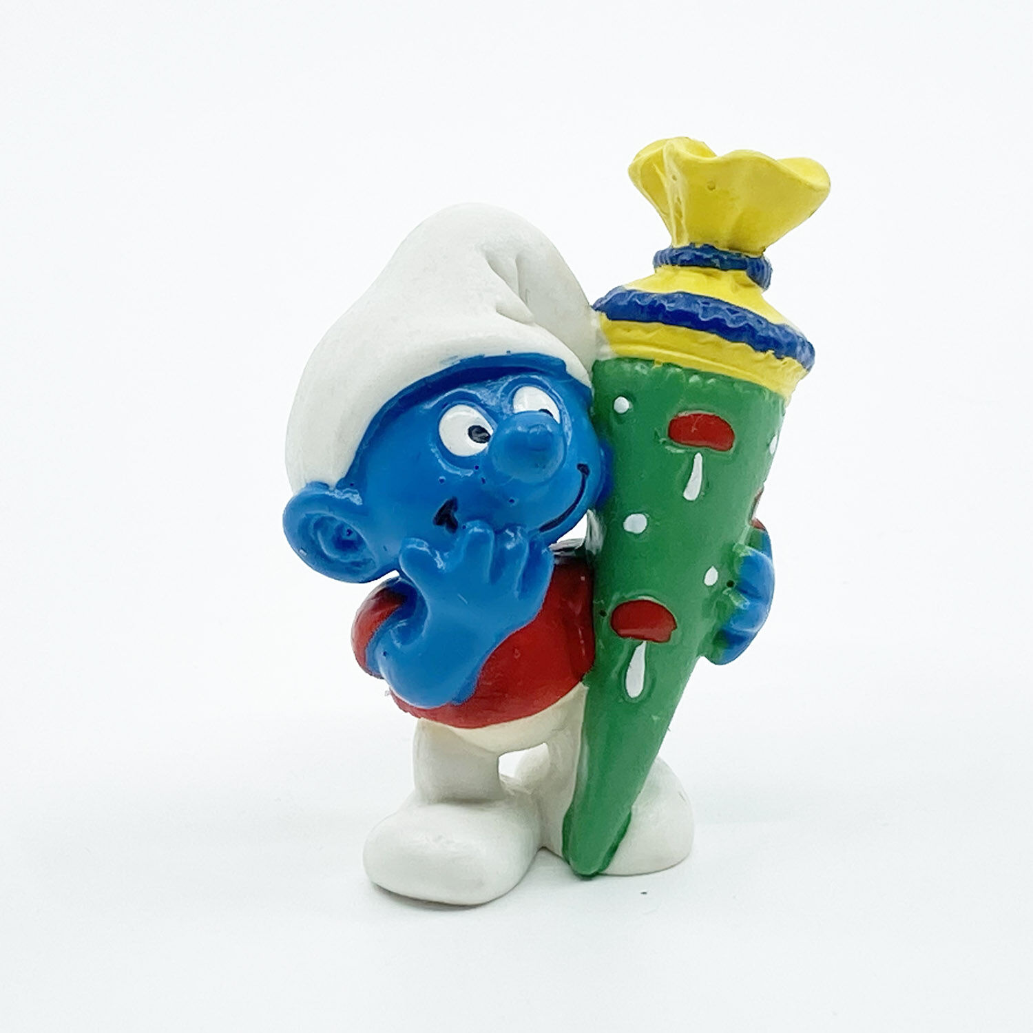 a1-034 Schulanfänger Schlumpf PVC Figur