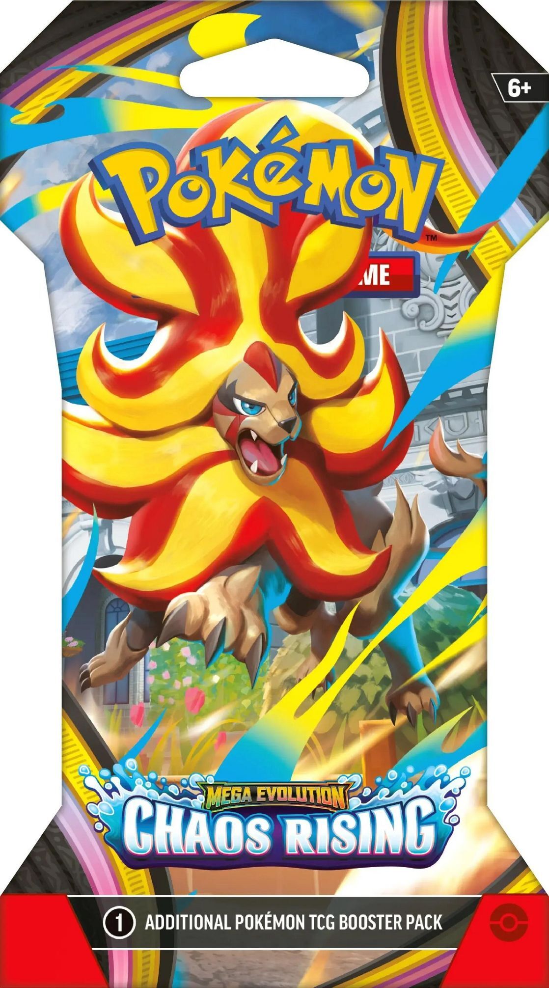 Pokémon TCG: Mega Evolution (ME04) - Chaos Rising Sleeved Booster Pack (10 Cards) - EN
