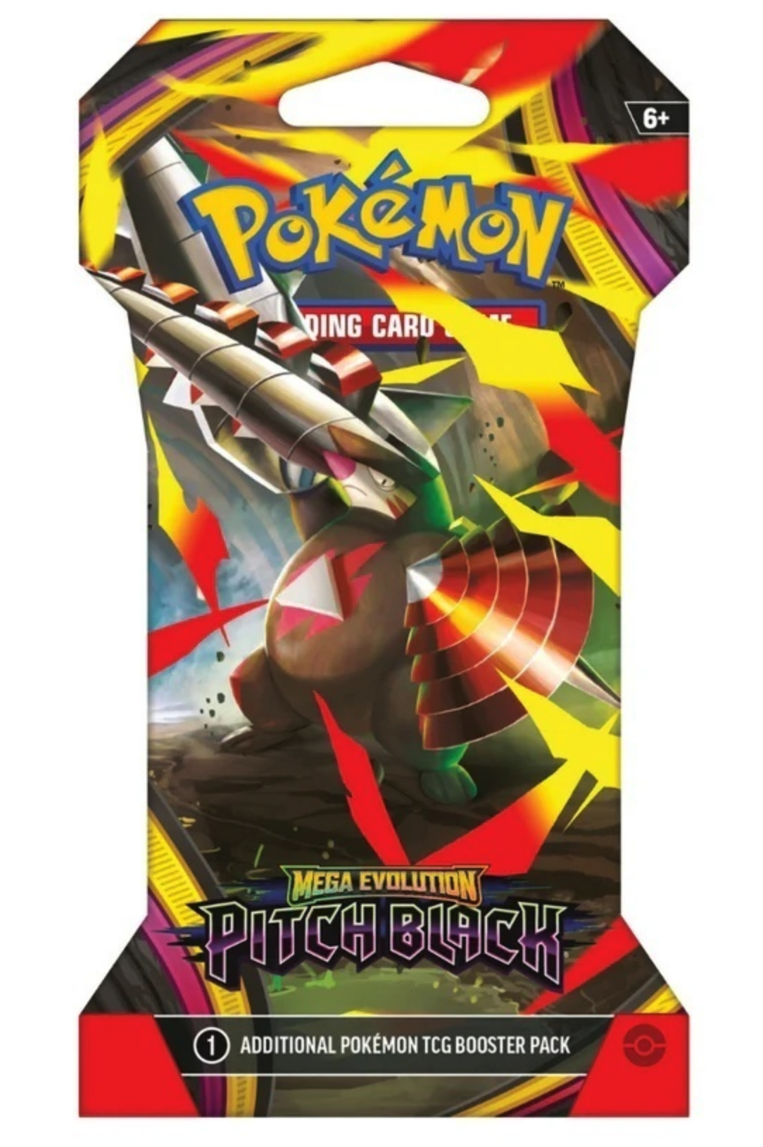 Pokémon TCG: Mega Evolution (ME05) - Pitch Black Sleeved Booster Pack (10 Cards) - EN 