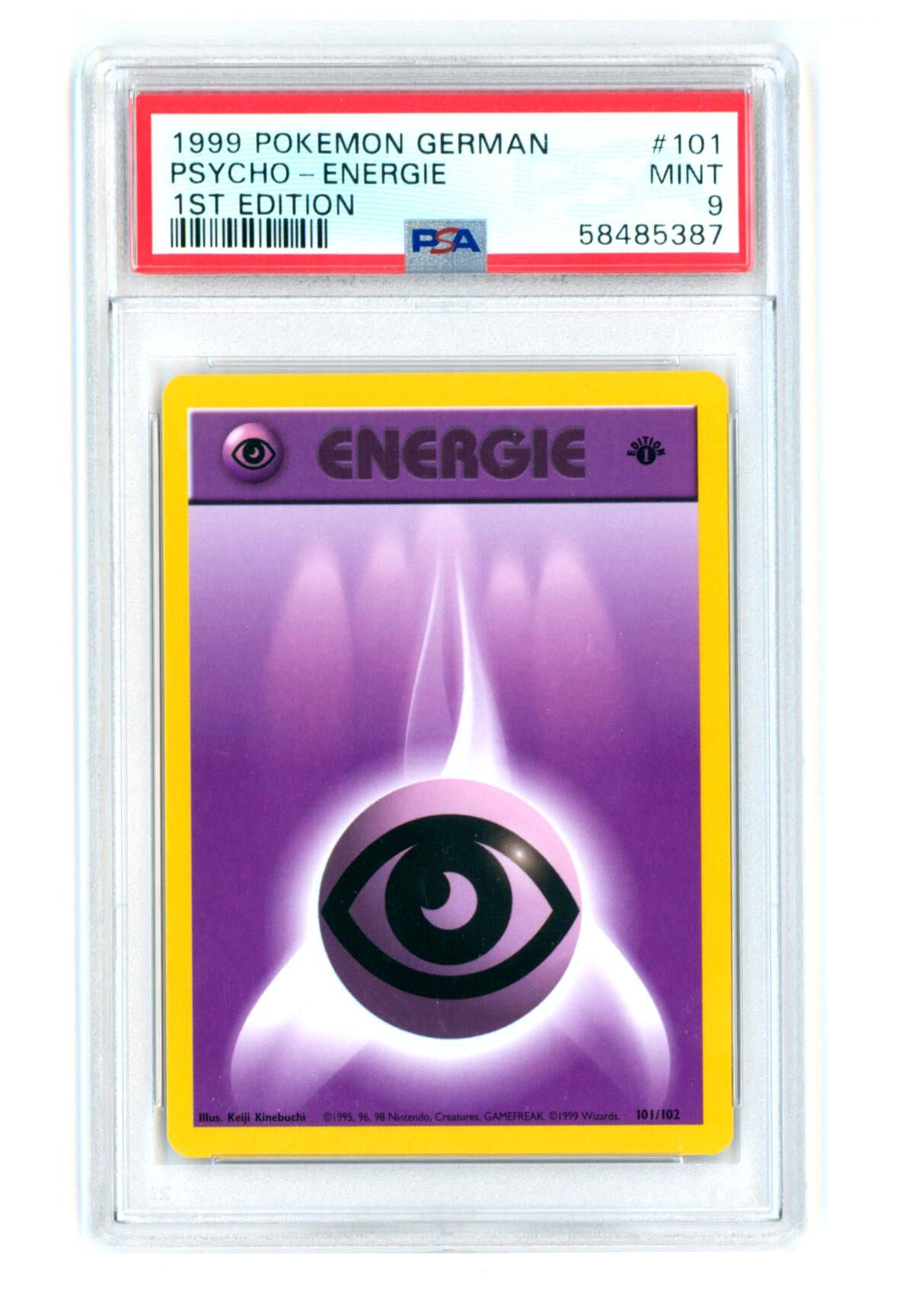 psycho-energie-101-102-base-set-1st-edition-psa-9-mint-pokemon-58485387 Psycho Energie 101/102 - Base Set - 1st Edition - PSA 9 MINT - Pokémon
