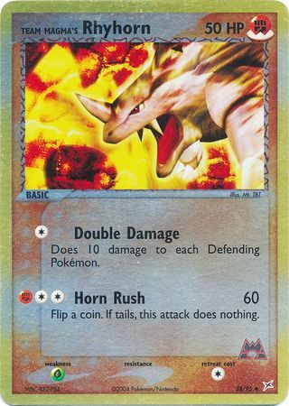 Team Magma’s Rhyhorn - 38/97 - Reverse Holo - EN