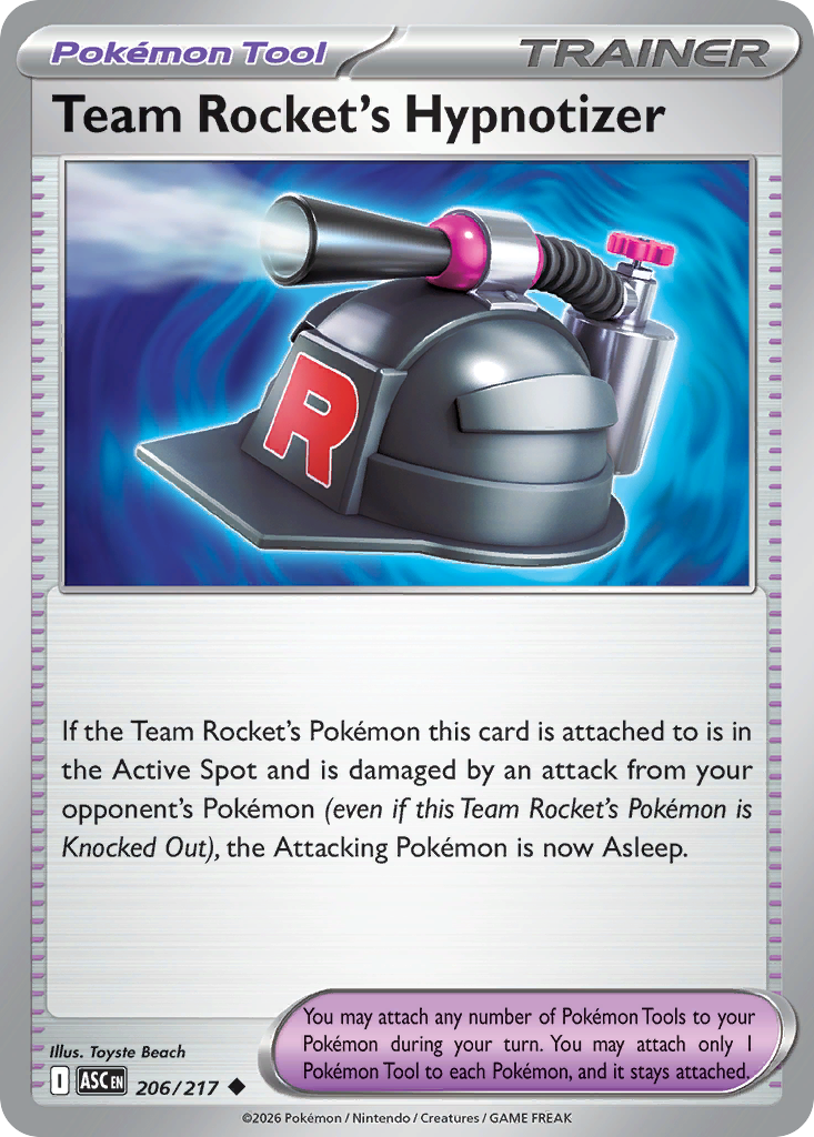 Team Rocket’s Hypnotizer - 206/217 - EN