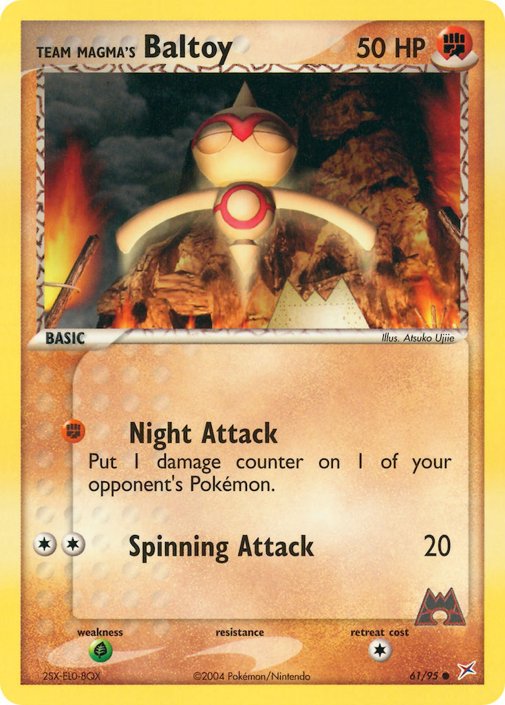 Team Magma’s Baltoy - 61/95 - EN Team Magma’s Baltoy - 61/95 - EN