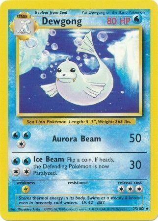 Dewgong - 25/102 - Unlimited - EN Dewgong - 25/102 - Unlimited - EN