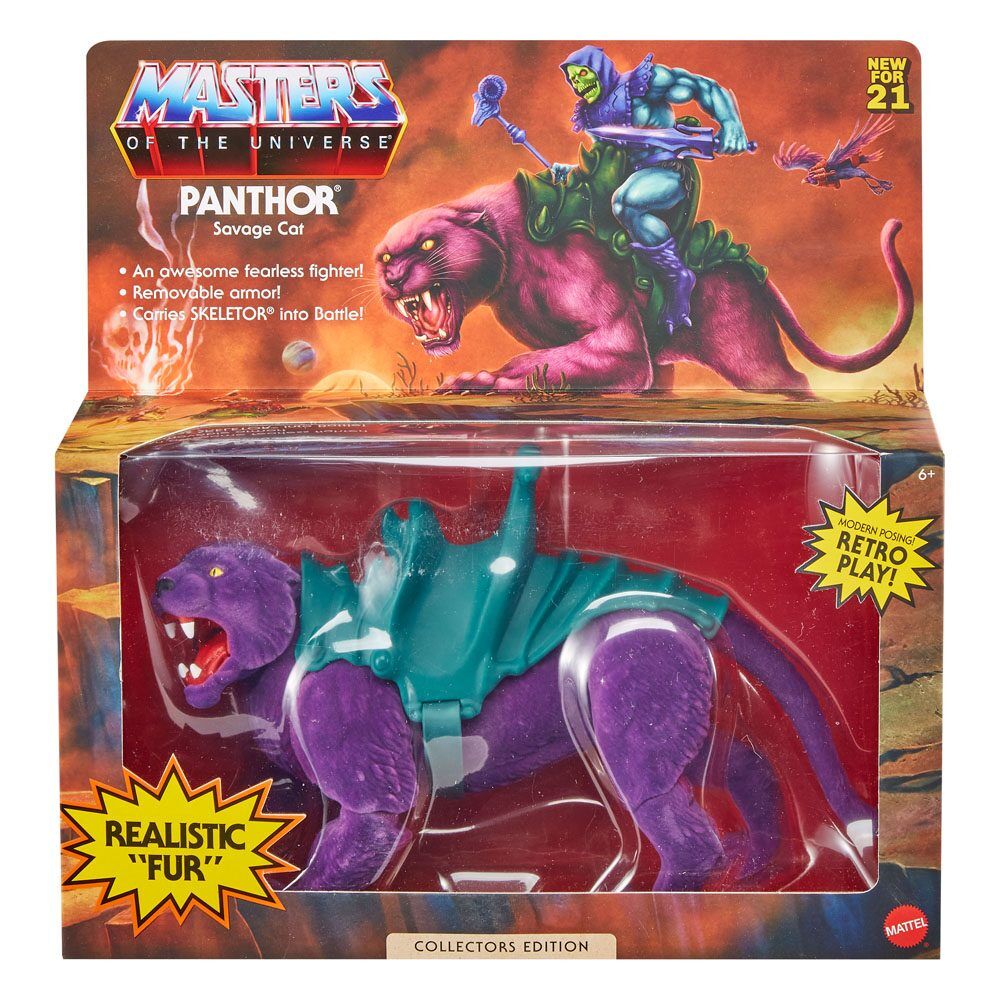 Masters of the Universe Origins Actionfigur 2021 Panthor Flocked Collectors Edition Exclusive 14 cm