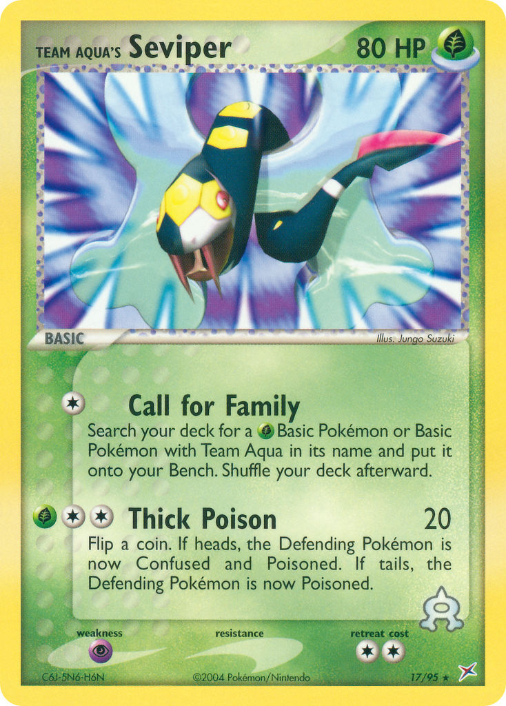 Team Aqua’s Seviper - 17/95 - EN
