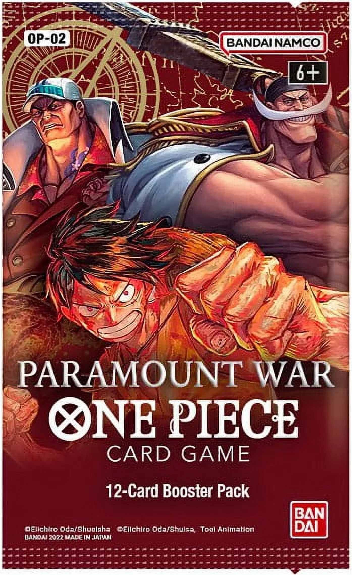Paramount War OP-02 Booster Pack- One Piece Card Game - EN