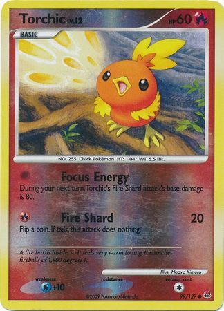 Torchic - 99/127 - Reverse Holo - EN