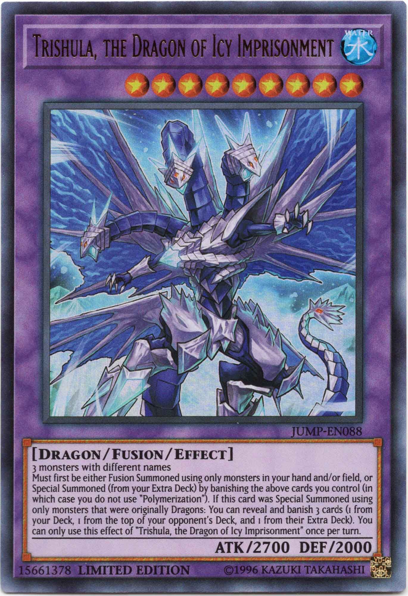jump-en088-trishula-the-dragon-of-icy-imprisonment-ultra-rare Trishula, the Dragon of Icy Imprisonment - JUMP-EN088 - Ultra Rare