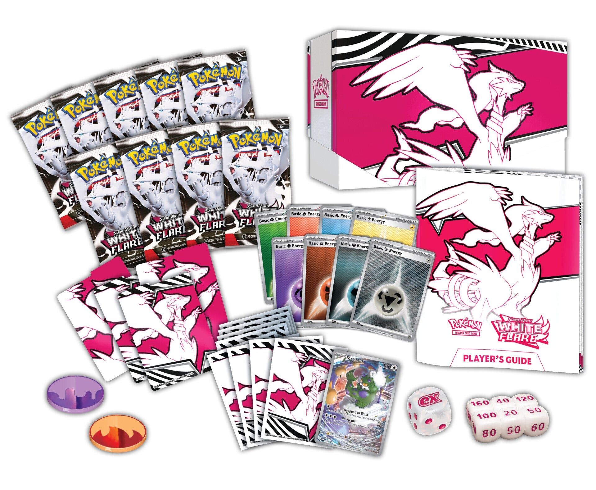 Pokémon TCG: Scarlet & Violet SV10.5 - White Flare Reshiram Elite Trainer Box - EN