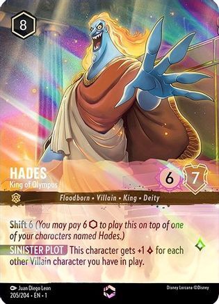 Hades - King of Olympus (Enchanted) - 205/204 - EN Hades - King of Olympus (Enchanted) - 205/204 - EN
