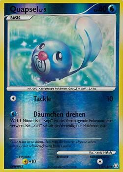 Quapsel - 114/146 - Reverse Holo - Pokémon TCG - Near Mint - DE