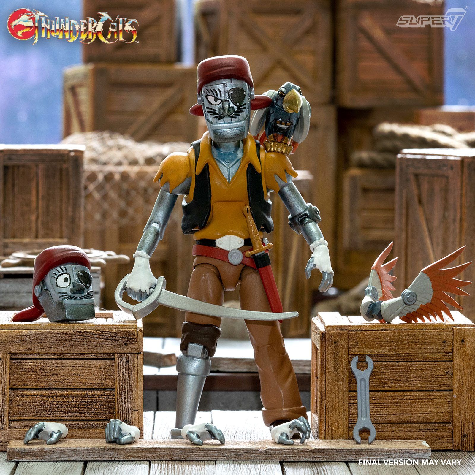 Thundercats Ultimates Actionfigur Wave 3 Captain Cracker the Robotic Pirate Scoundrel 18 cm Thundercats Ultimates Actionfigur Wave 3 Captain Cracker the Robotic Pirate Scoundrel 18 cm
