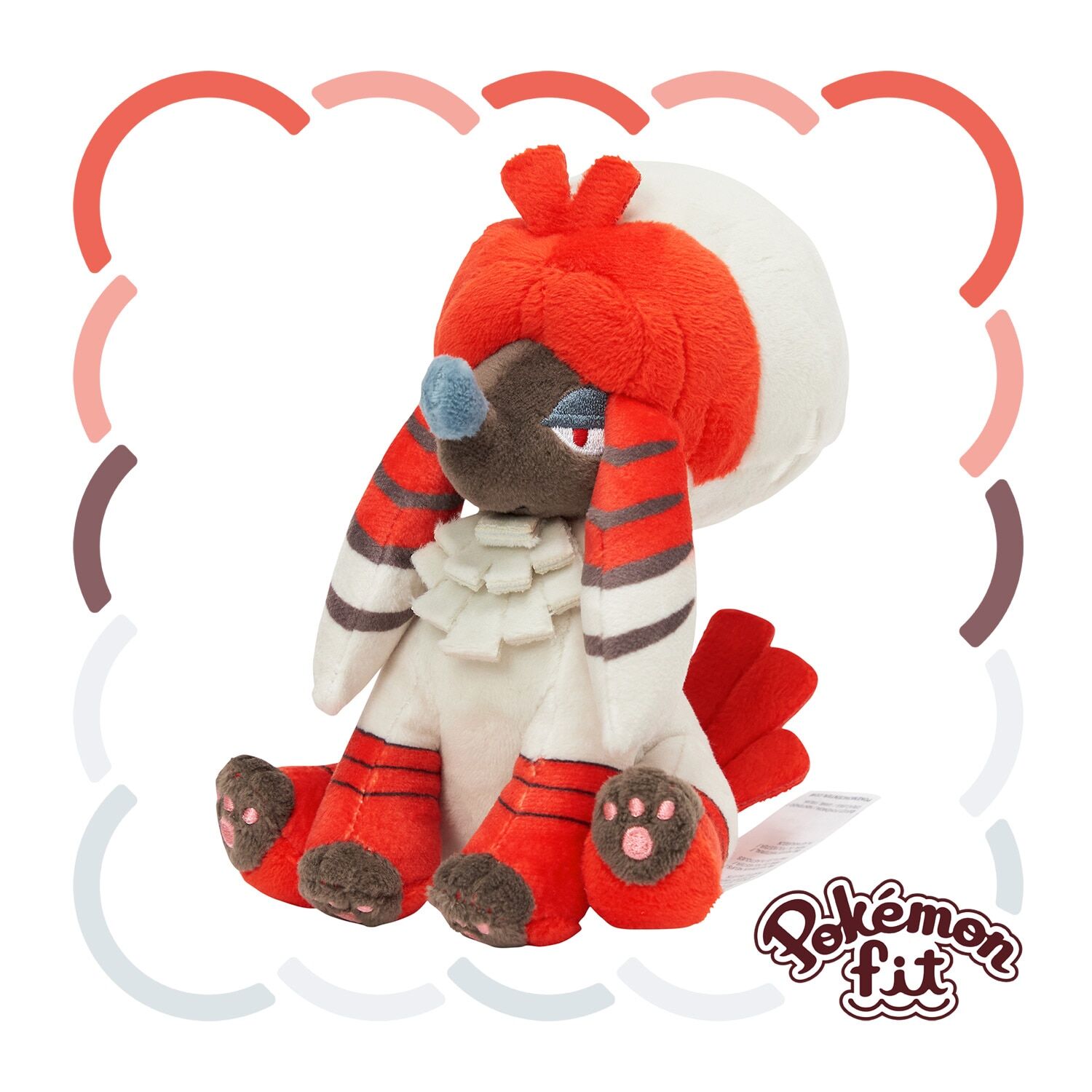 Furfrou Kabuki Cut Sitting Cuties Plush - 14 cm