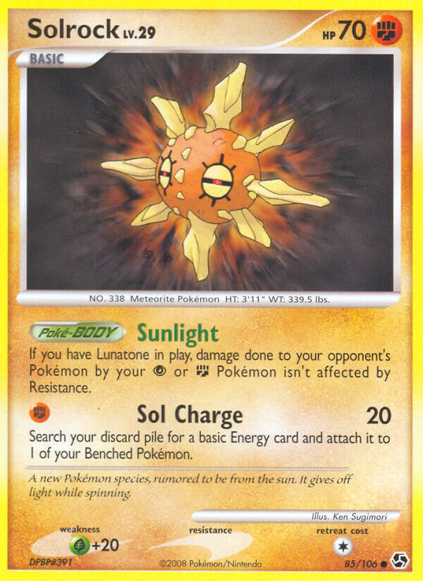 Solrock - 85/106 - Reverse Holo - EN Solrock - 85/106 - Reverse Holo - EN