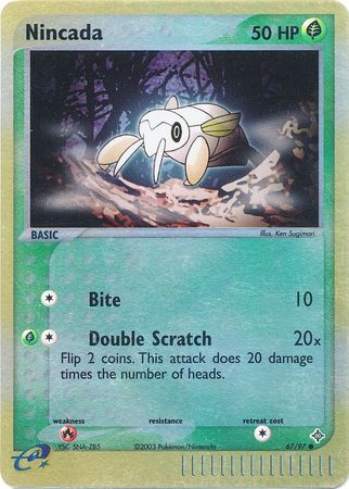 Nincada - 67/97 - Reverse Holo - EN