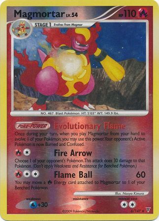 Magmortar - 6/147 - Reverse Holo - EN Magmortar - 6/147 - Reverse Holo - EN