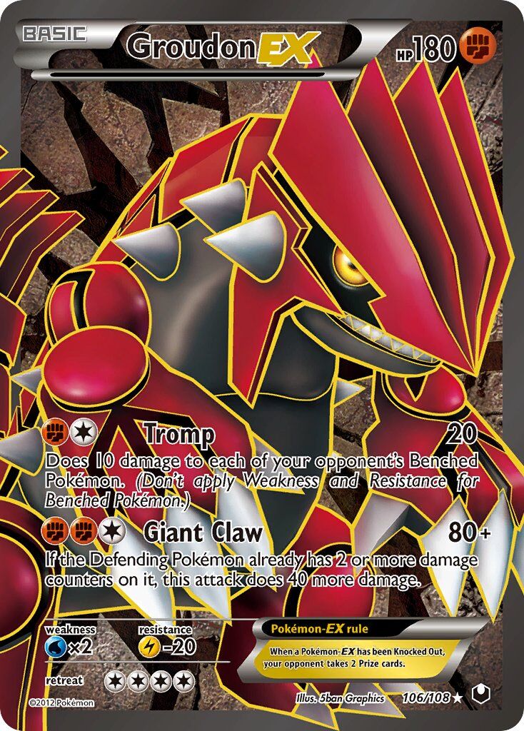 Groudon-EX - 106/108 - EN Groudon-EX - 106/108 - EN