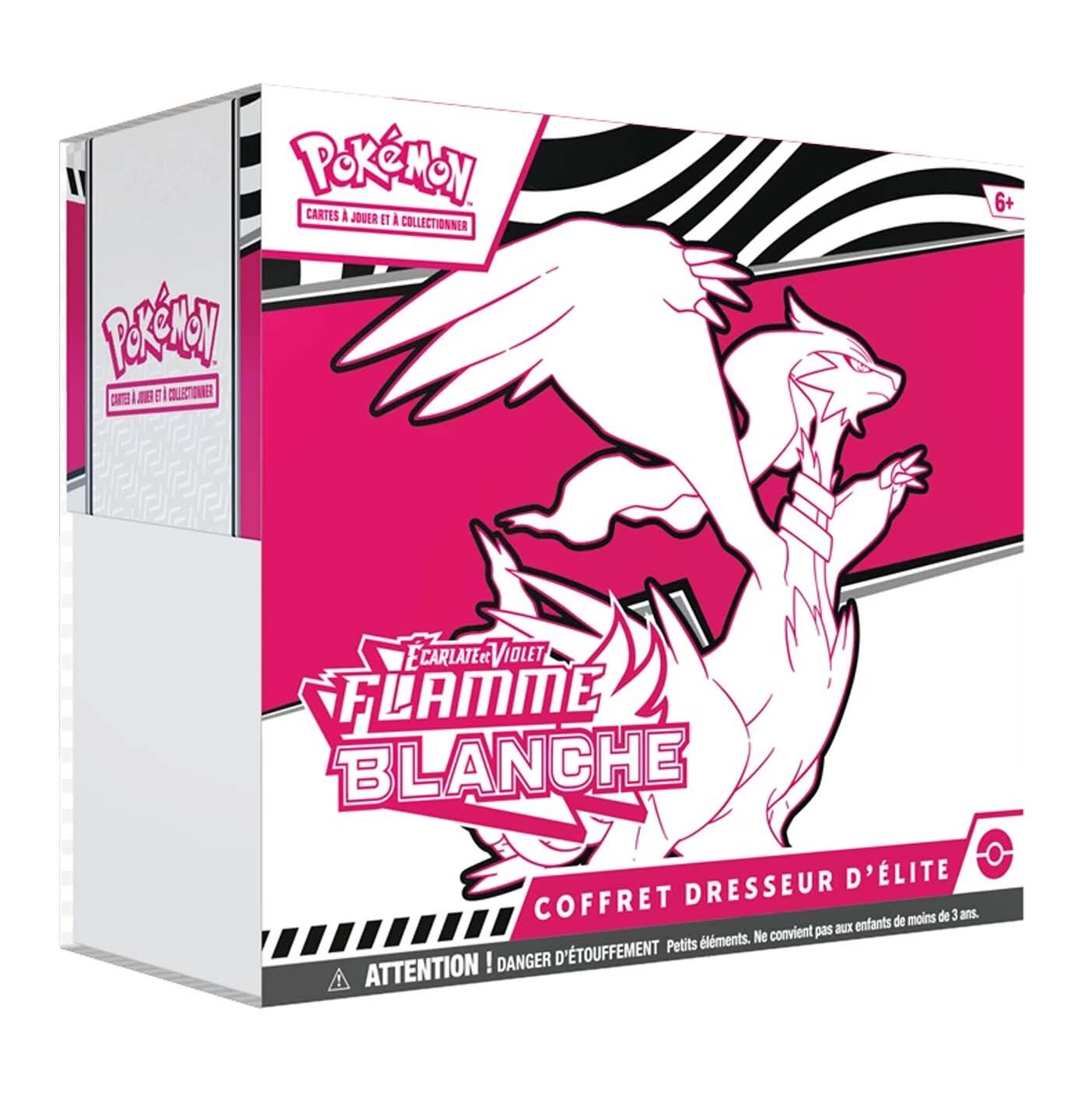 Pokémon JCC: EV10.5 - Flamme Blanche Coffret Dresseur d'Élite - FR Pokémon JCC: EV10.5 - Flamme Blanche Coffret Dresseur d'Élite - FR