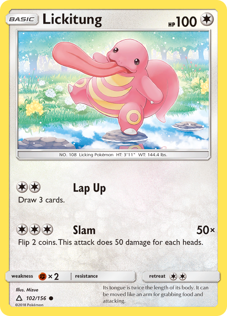 Lickitung - 102/156 - EN Lickitung - 102/156 - EN