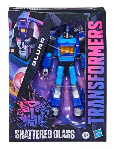 Transformers Generations Shattered Glass Collection Deluxe Class Blurr Transformers Generations Shattered Glass Collection Deluxe Class Blurr
