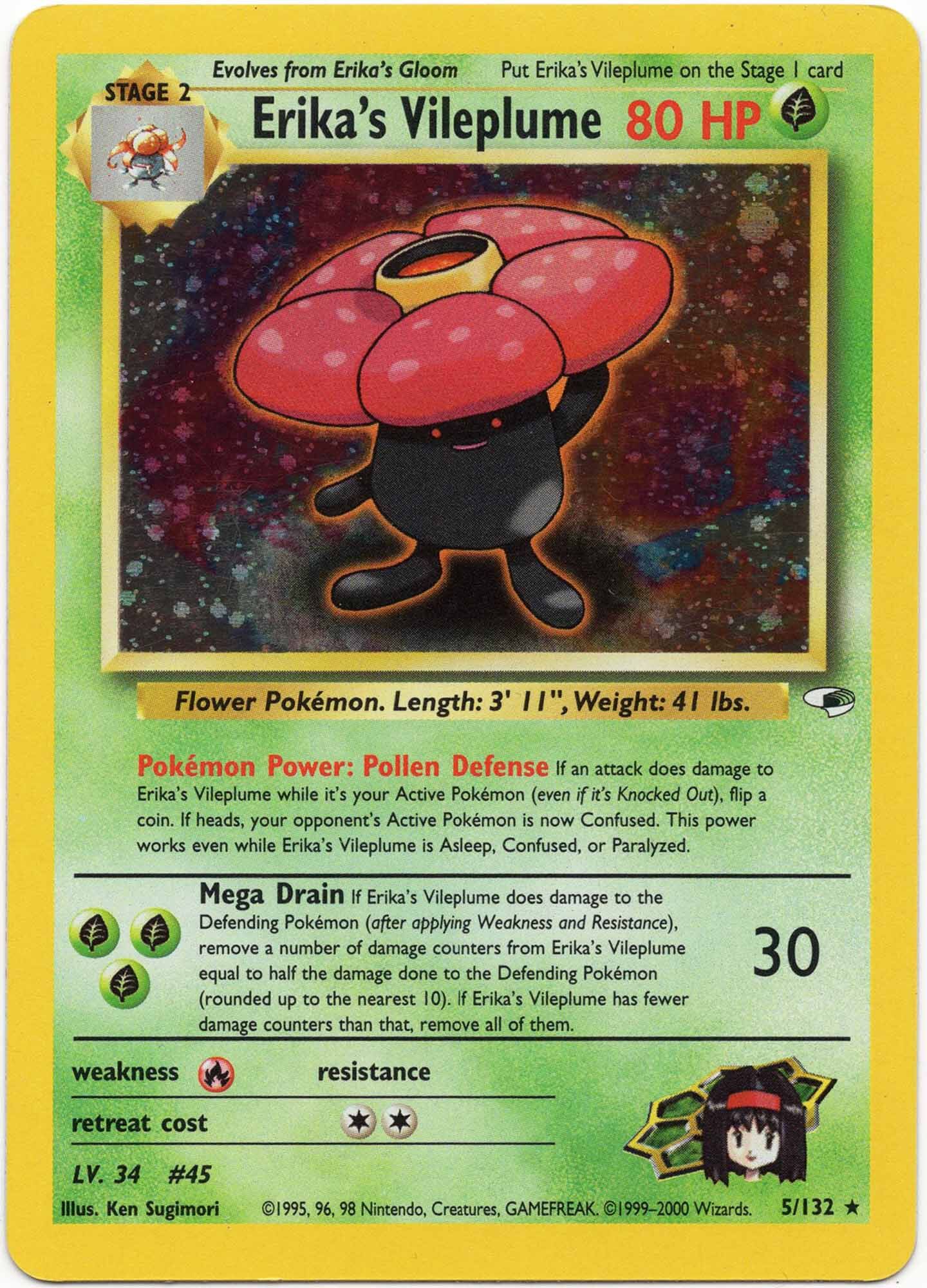 erika-s-vileplume-5-132-poke-mon-tcg-moderately-played Erika's Vileplume - 5/132 - Pokémon TCG (Moderately Played)