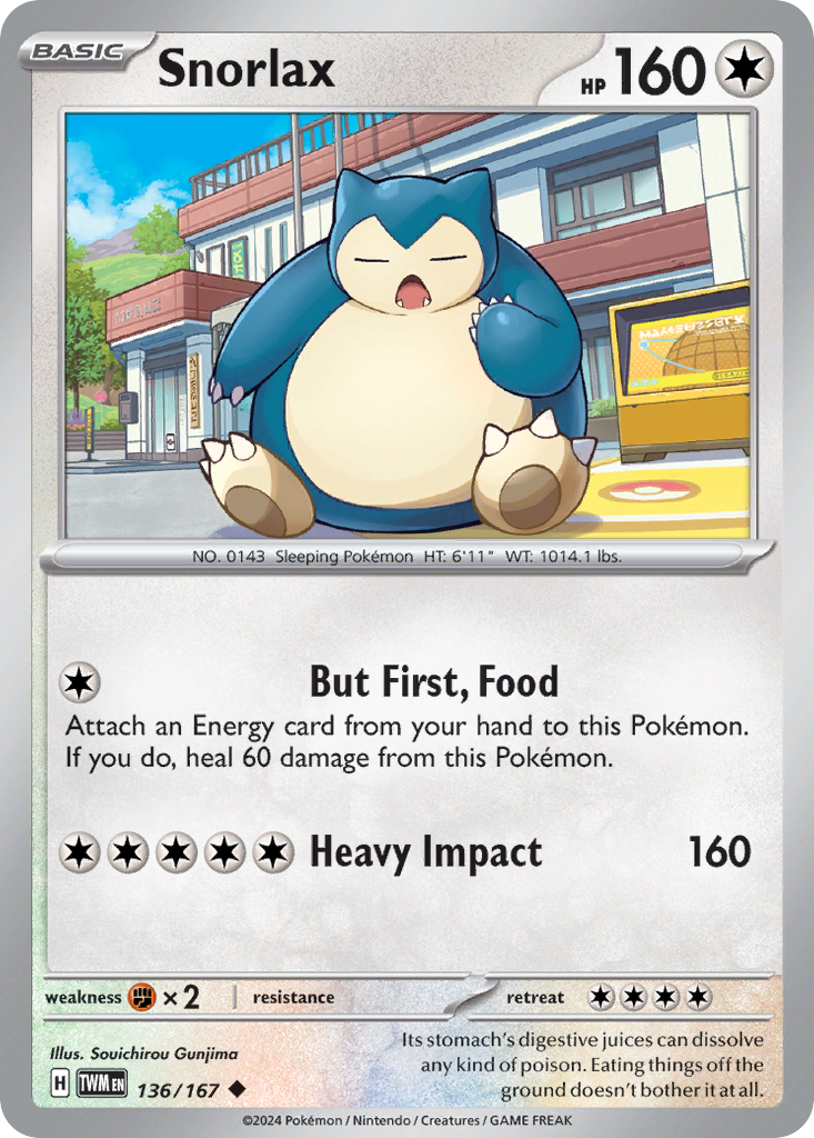 Snorlax - 136/167 - EN
