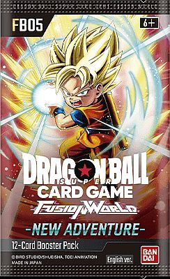 Fusion World New Adventure FB05 Booster Pack - Dragon Ball Super Card Game - EN 