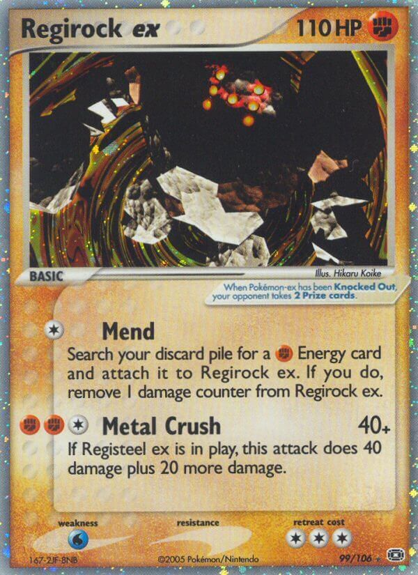 Regirock ex - 99/106 - EN Regirock ex - 99/106 - EN