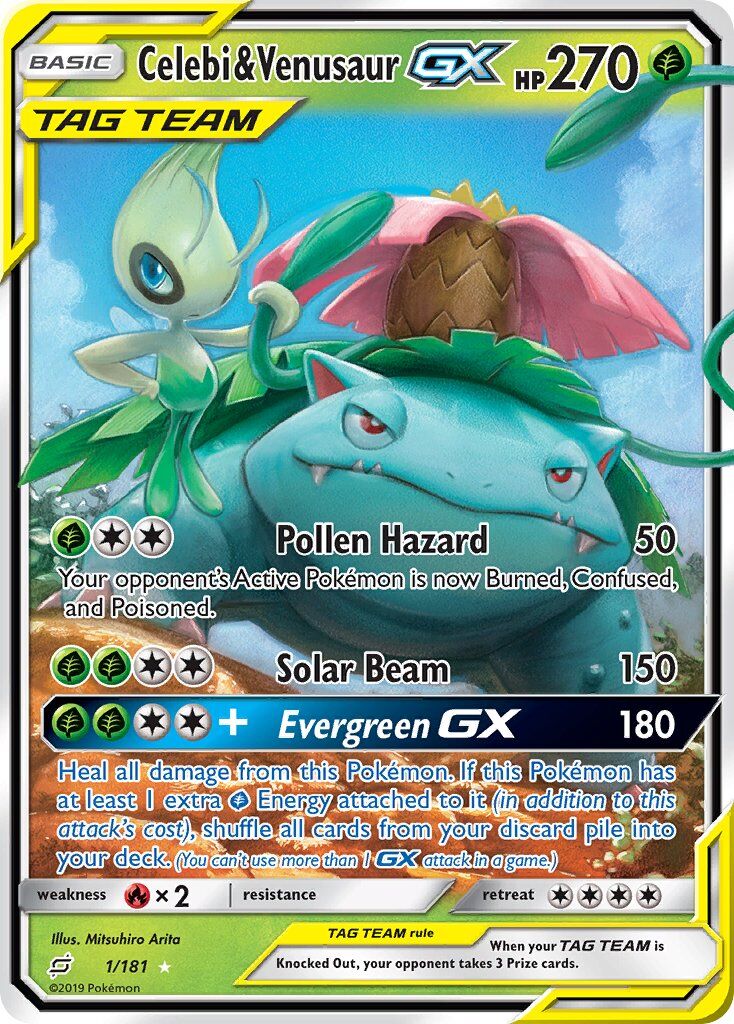 Celebi & Venusaur-GX - 1/181 - EN Celebi & Venusaur-GX - 1/181 - EN
