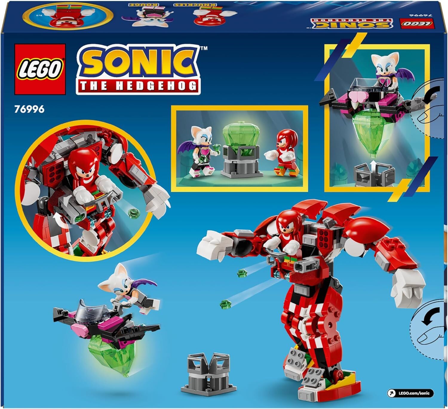 Lego Sonic The Hedgehog Knuckles' Wächter-Mech 76996