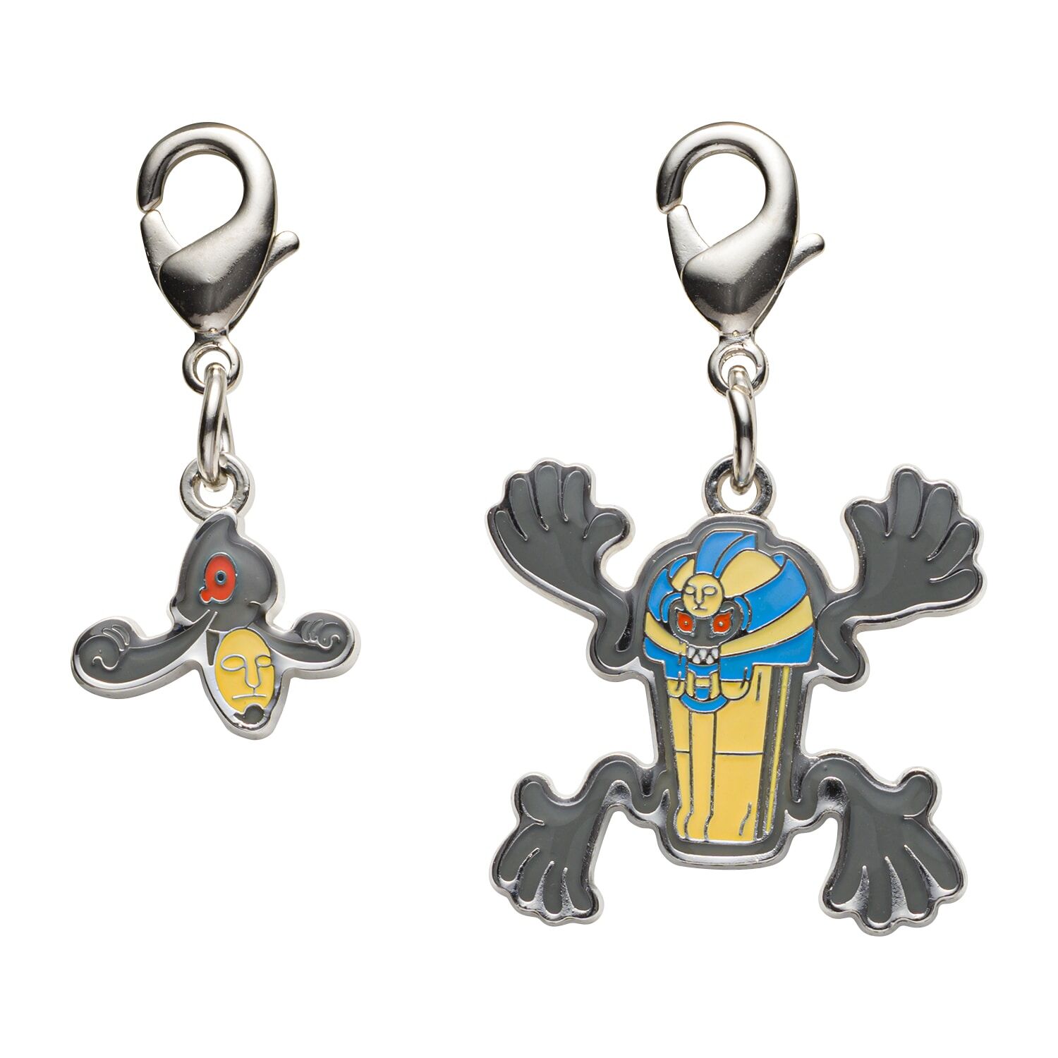 Pokemon Center - Yamask, Cofagrigus Schlüsselanhänger - 2 Stück Pokemon Center - Yamask, Cofagrigus Schlüsselanhänger - 2 Stück